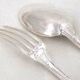 Christofle America 12 dessert cutlery sets, 24 pieces, Art Deco, 18 cm.