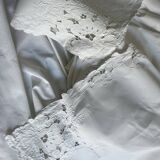 Old embroidered fabric, antique linen