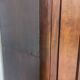 19th-century Victorian English bedroom wardrobe in mahogany.
