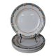 Set of 6 St Amand Céranor dessert plates Parame model