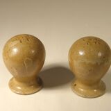 Stoneware condiment set