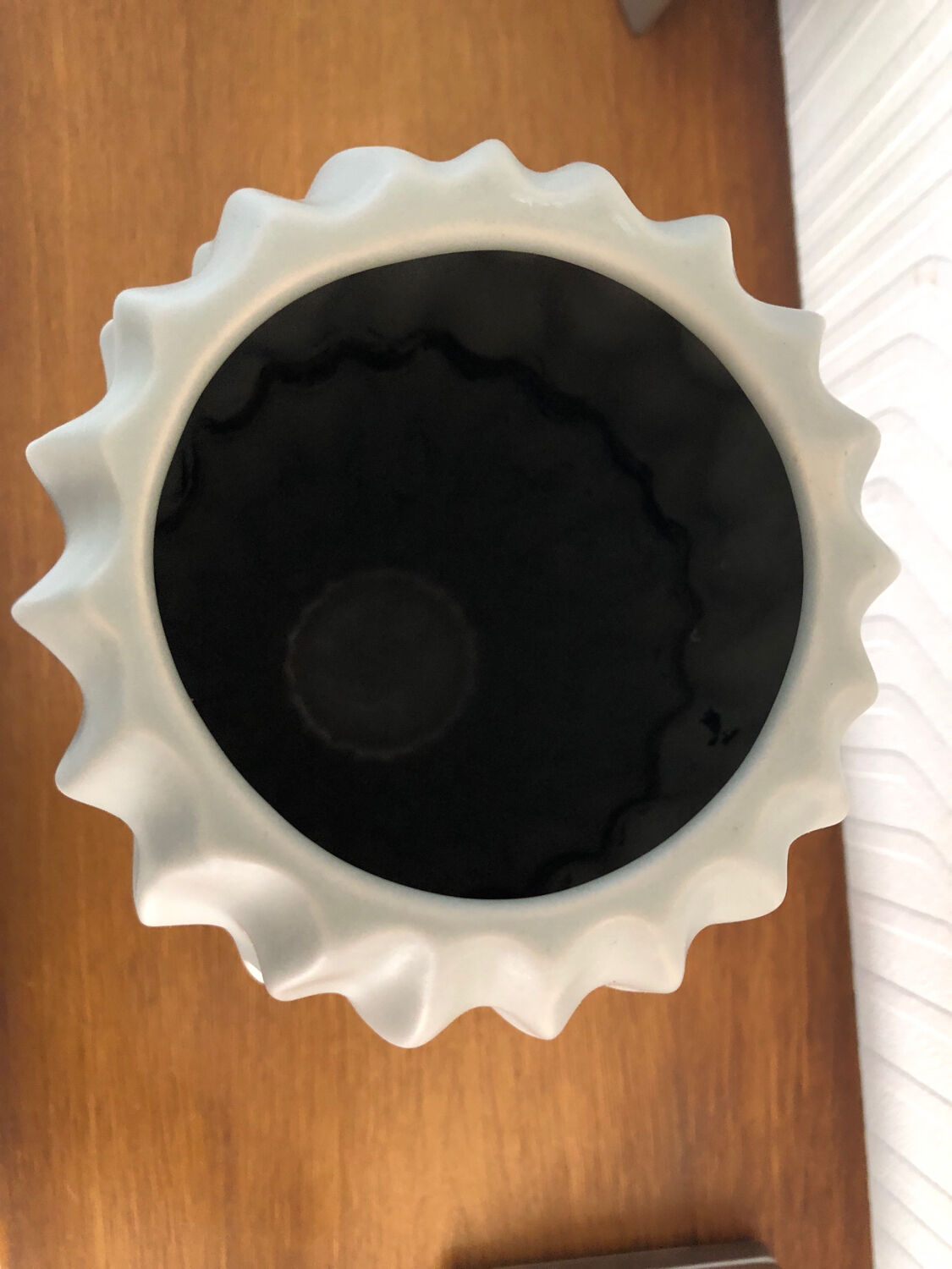 Grey/green ceramic vase