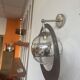 Applique murale chromée vintage 70