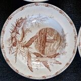 Iron clay soup plates