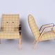Pair of Restored Mid-Century Oak Armchairs by Tatra Pravenec, Czechia, 1950s