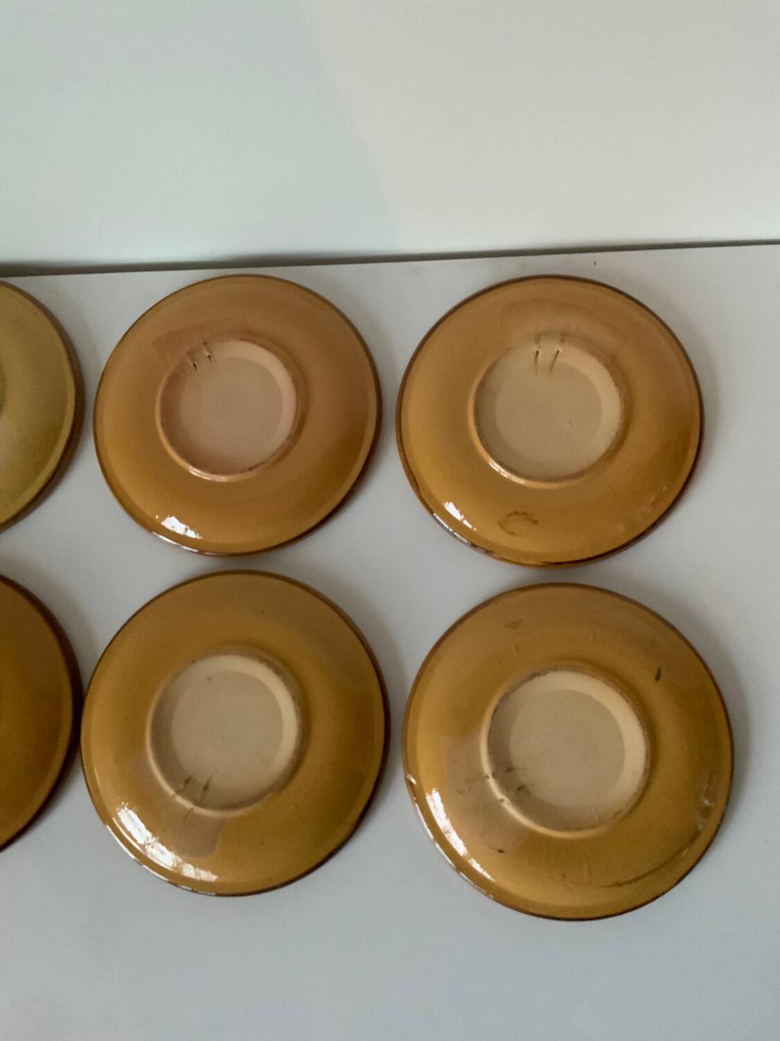 Vintage artisanal plates