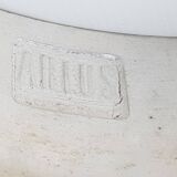 Exceptional plexiglas & plaster ball lamp house arlus 1970 space age 7