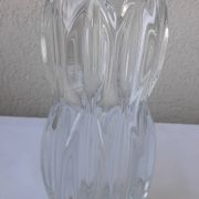 Pressed glass vase