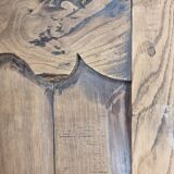 Hand-carved French rustic wardrobe