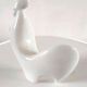 Coq stylisé en céramique design années 70