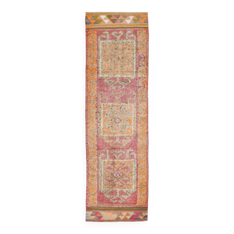 3x10 Rug For Hallway Vintage Runner Rug, 91x313Cm