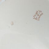 Flat porcelain plates from Lunéville KG ivy model