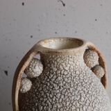 Old art deco granite enamel vase