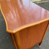 Commode vintage Louis XV en bois imitation des années 80