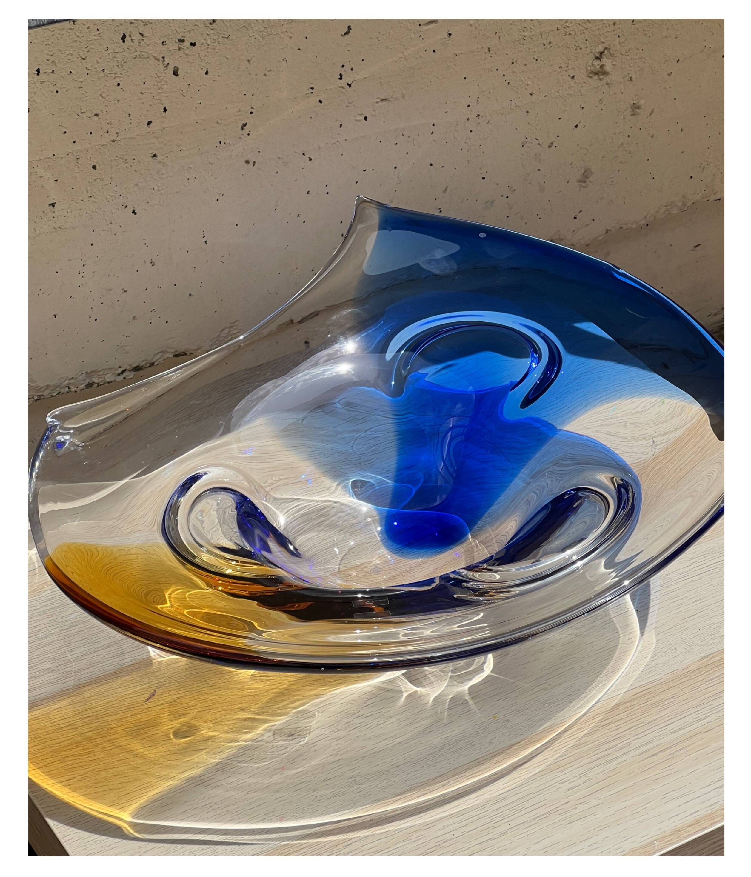 Plat en verre de Murano