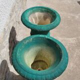 Pair of Medici Vases in old reconstituted stone 1950s