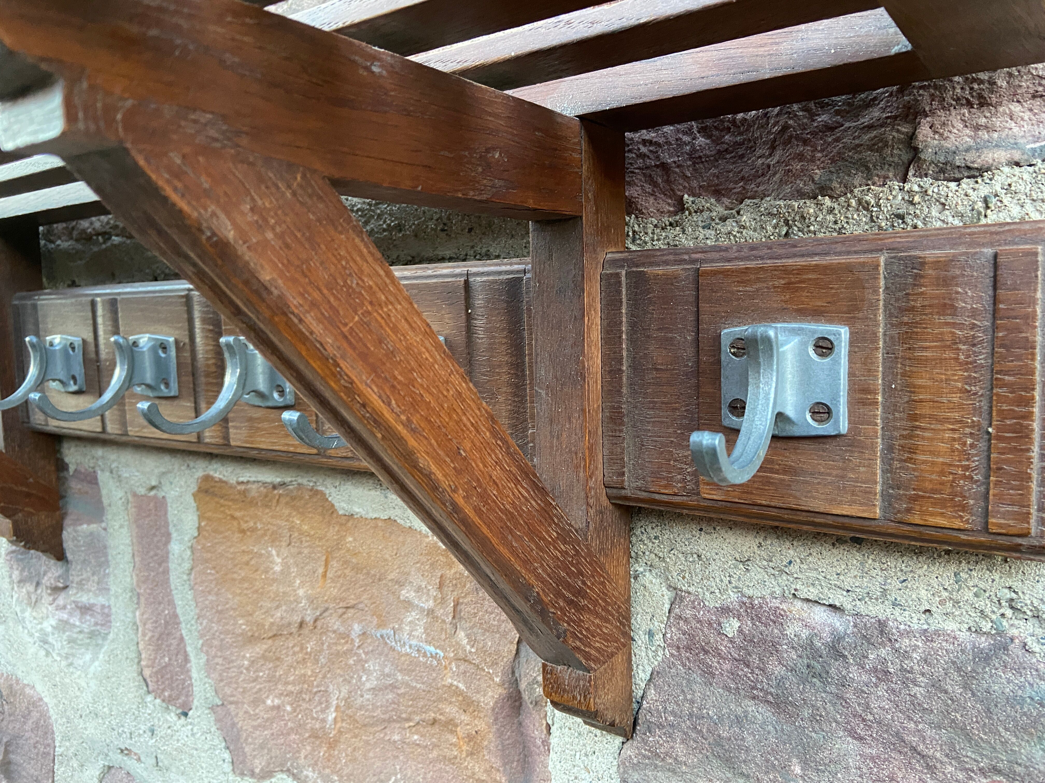 Coat rack wall wardrobe art deco vintage