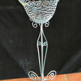 wrought iron planter