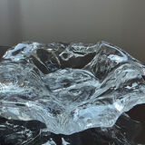 Vintage molded glass pocket tray