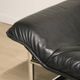 Vintage sofa by Johan Bertil Häggström for Ikéa in leather and chrome metal, 1970s