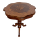 side table with marquetry