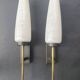 Pair of Lunel wall sconces from the 1950s.