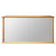 Beech wood framed mirror, Spain, 1940's, 168x88 cm