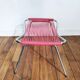 Repose-pied scoubidou rouge