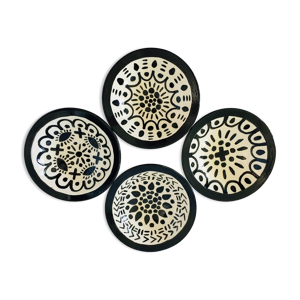 lot de 4 Assiettes à