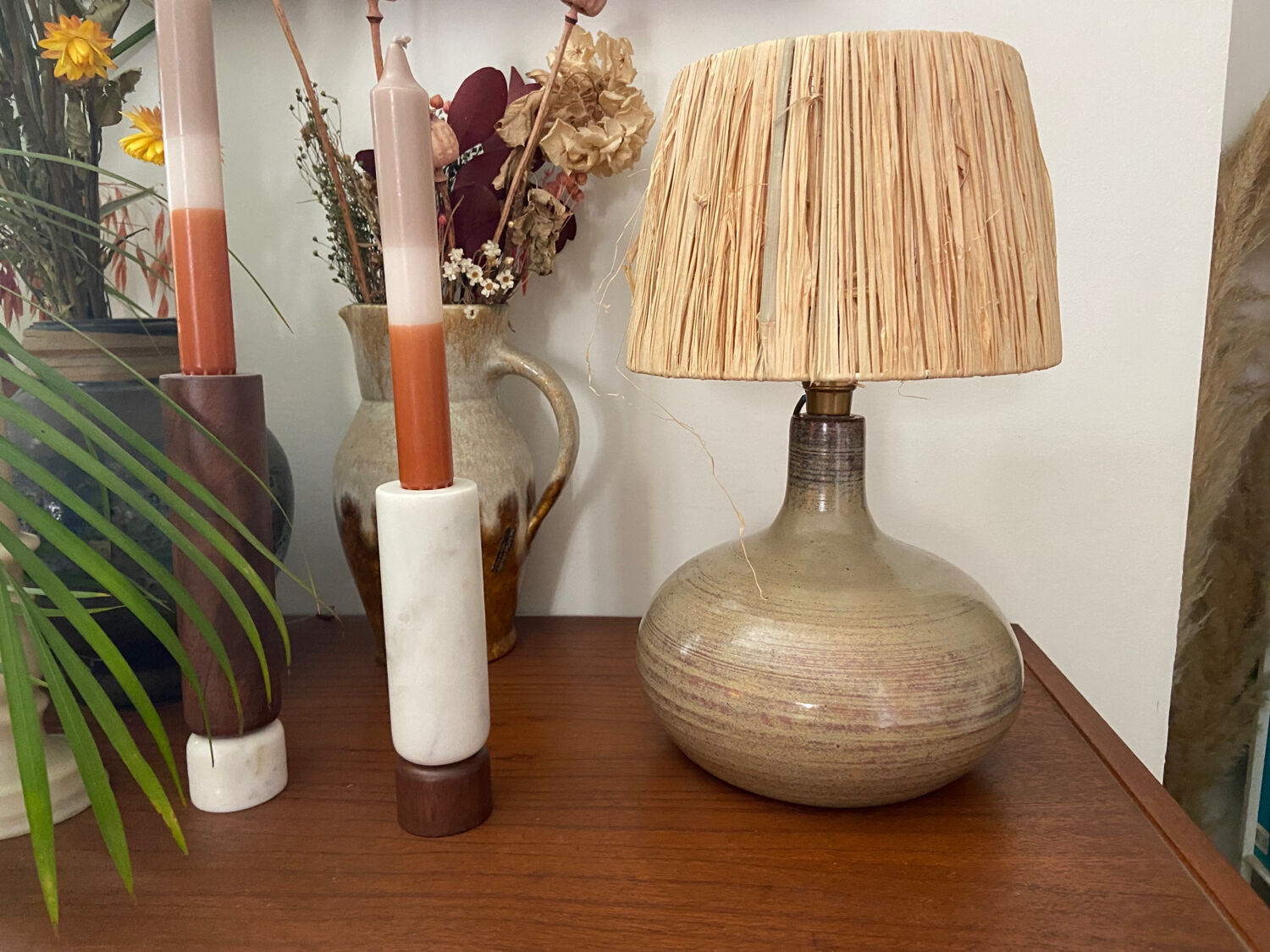 Ceramic lamp by Jean Pierre Gasnier vintage