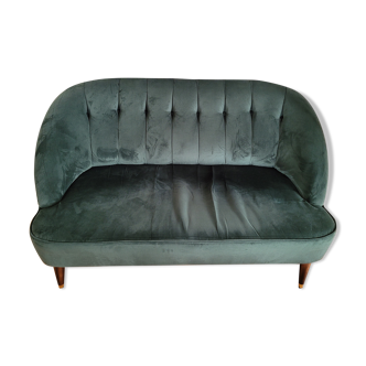 2 seater sofa green fir