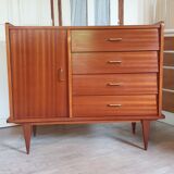 Dresser four drawers, one door