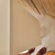 Commode vintage pieds compas