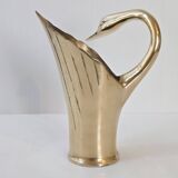 Vintage swan pitcher vase 1970