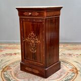 Bedside of the period Charles X in marquetry XIXth