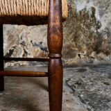 Pair of folk art chairs, France, mid-20th century