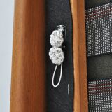 Scandinavian Lounge Armchair by Eric Merthen, 1960s – Reupholstered in Whit