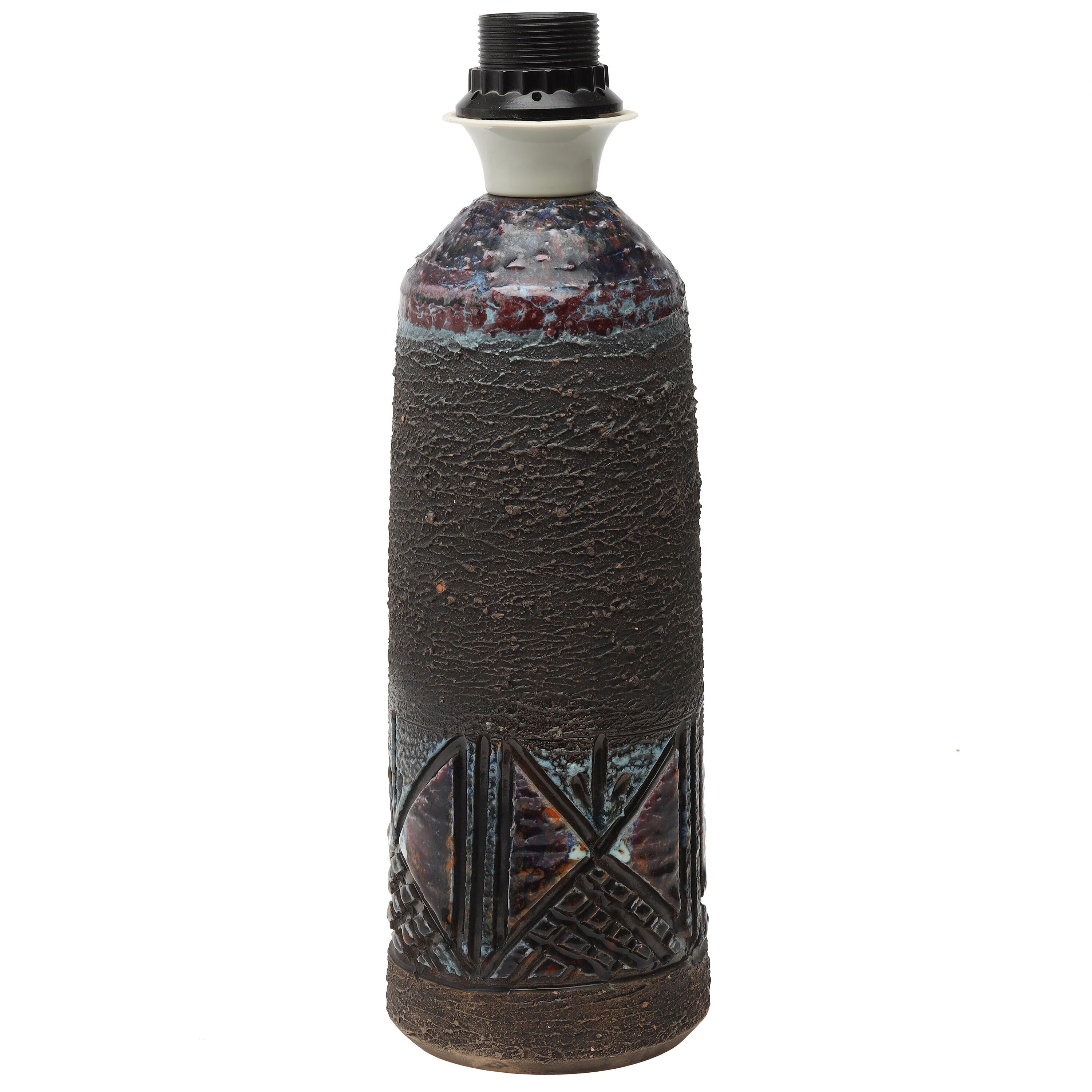 Table lamp from the Tiglmans workshop, ceramic, Sweden 1960, signed.