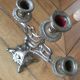 Chandelier Art Nouveau three fires