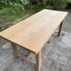 Table de ferme rénové 180cm double tiroir