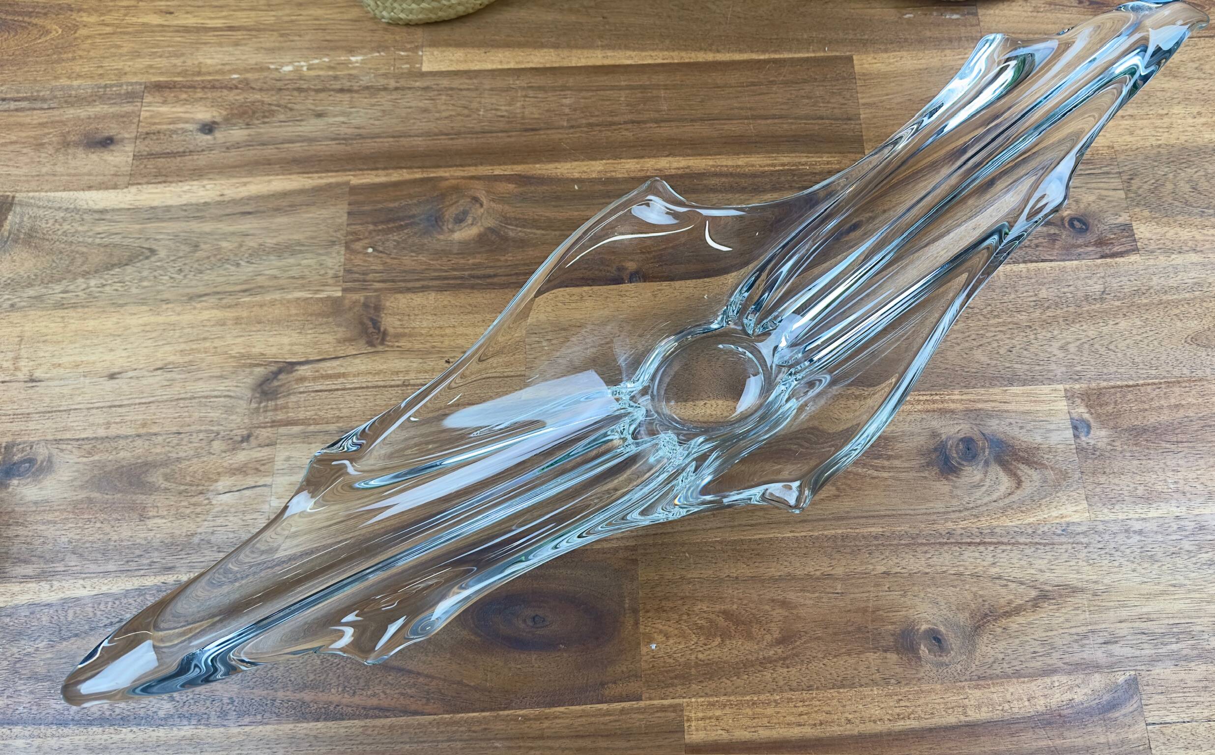 Vintage glass design centrepiece