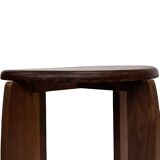 Art Deco Side Table Plant Table Oak 1950s Design