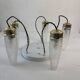 Old vintage 5-light cascade chandelier