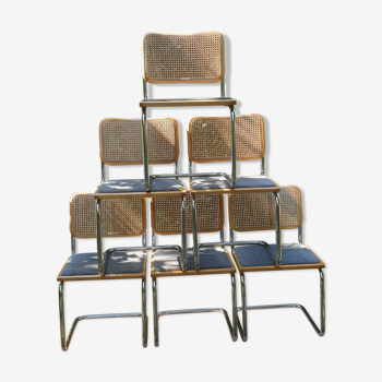 Suite of six chairs Marcel Breuer