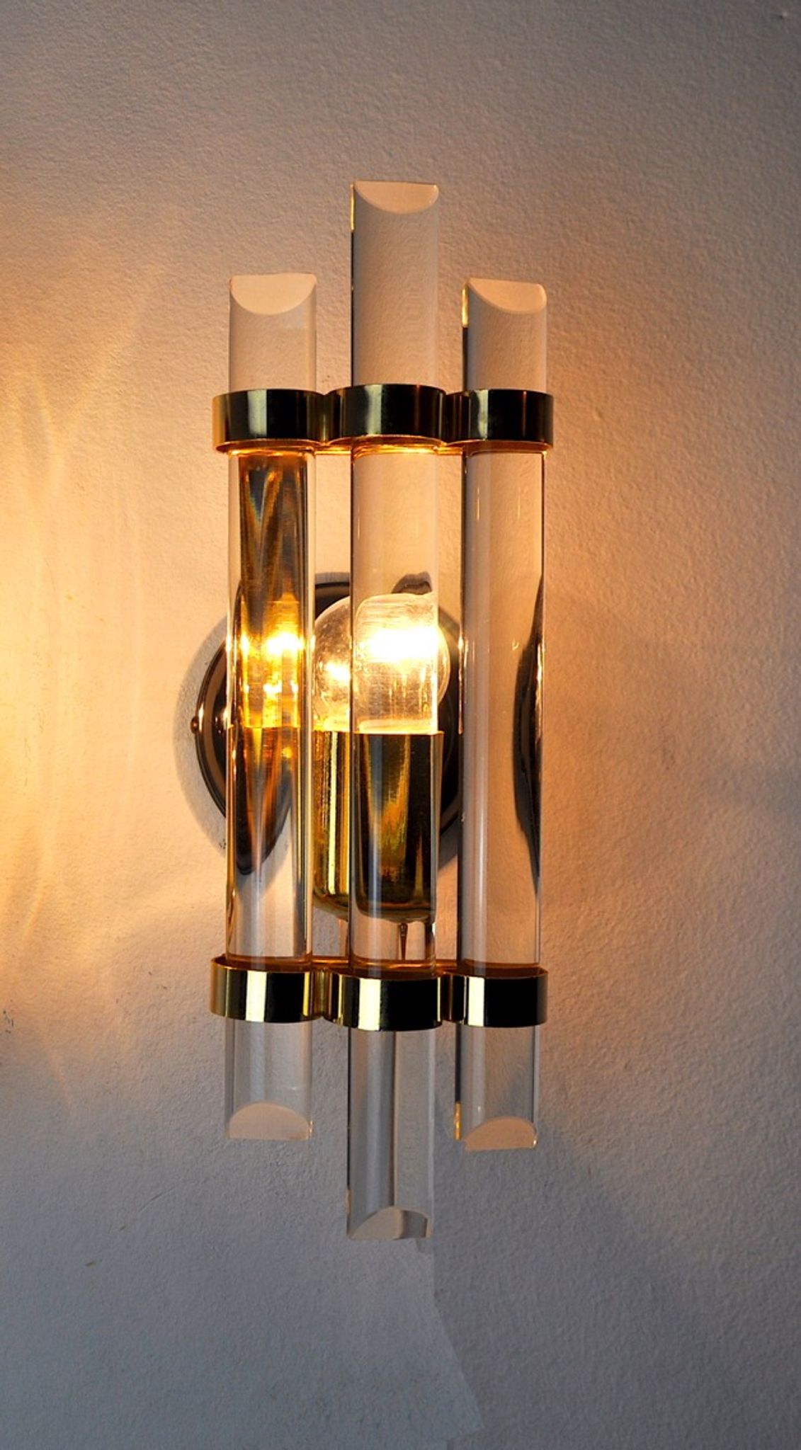 Applique Venini en verre, italie, 1970