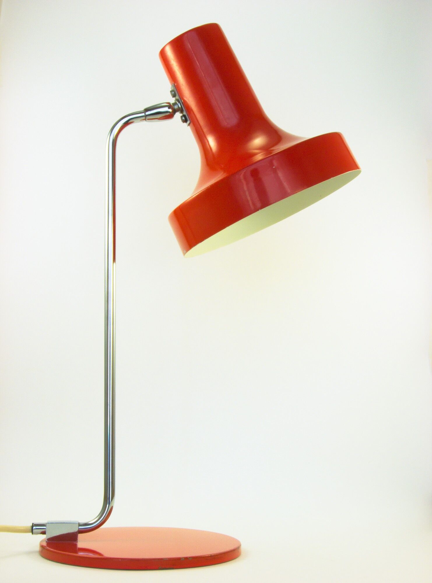 Desk lamp 70 s orange