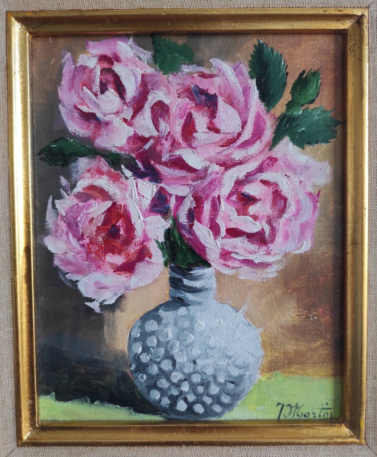 Vintage oil painting