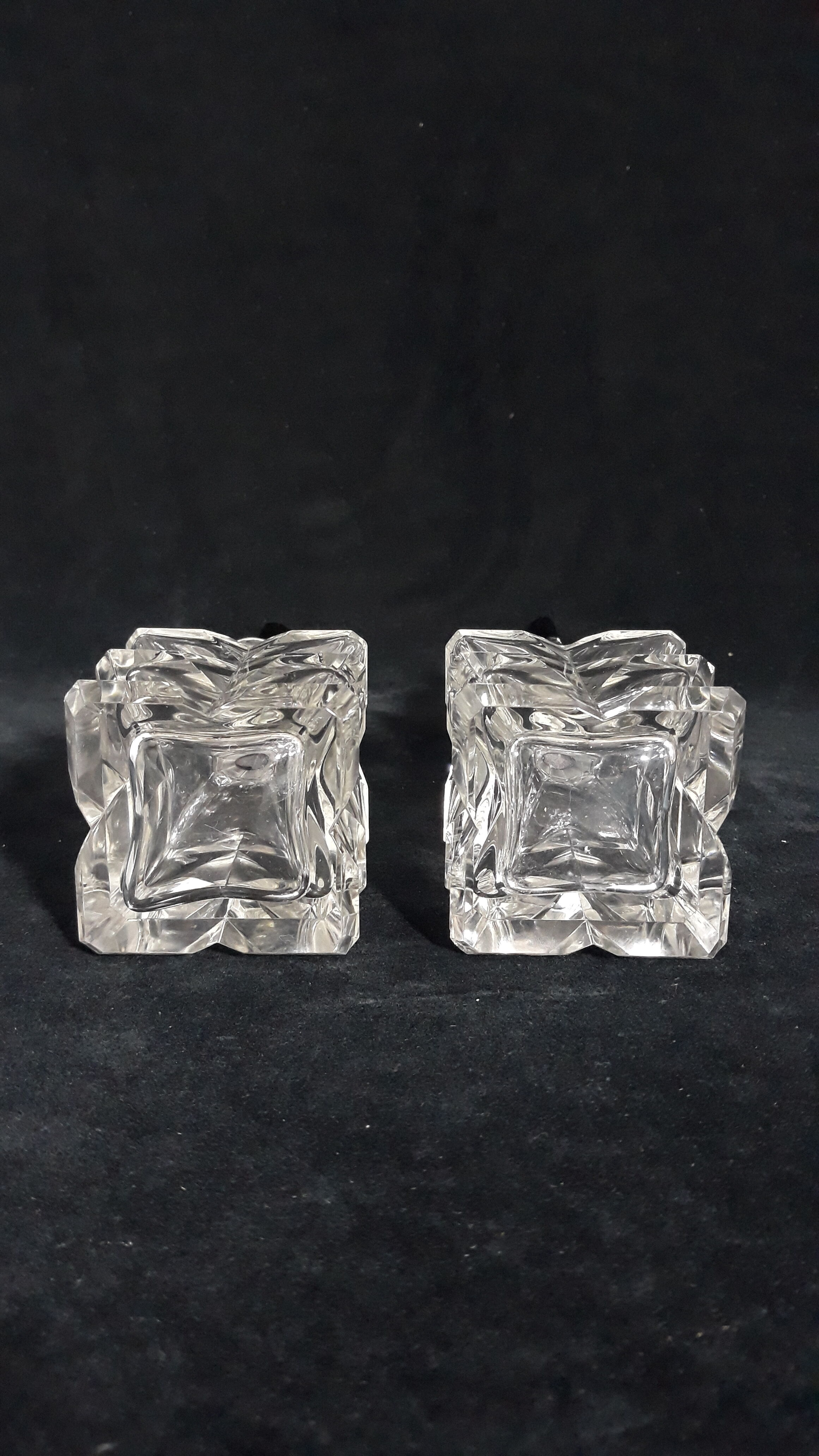 Bottles (wine-oiling) Art Deco in Stylized Glass