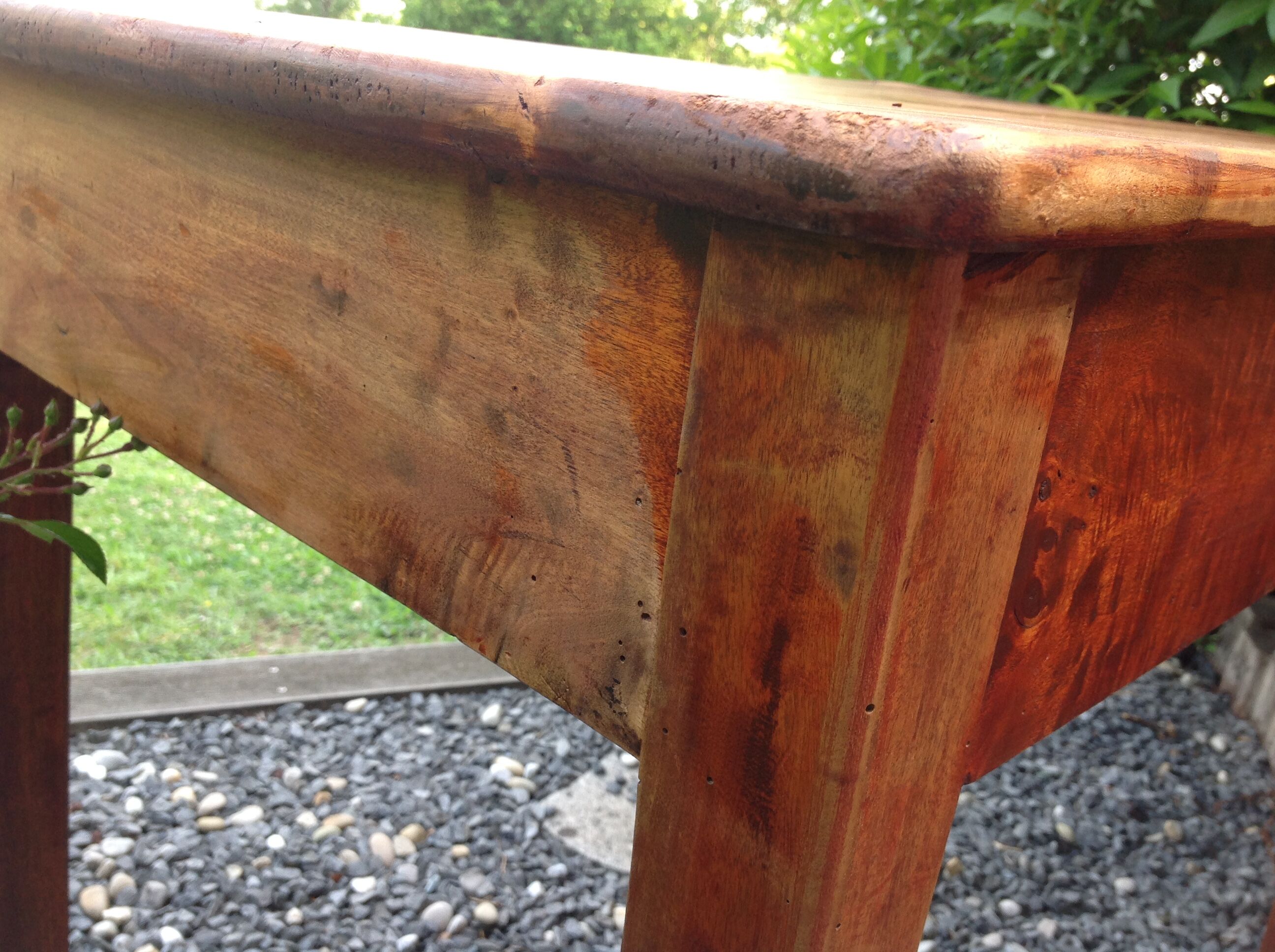 Antique vintage farmhouse table from the 40s and 50s