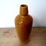 Bouteille en grès vernissé